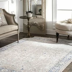 NuLOOM Karla Vintage Fringe Framed Rug - 4'3" X 6'6" -nuLOOM Sales Store unnamed file 2977
