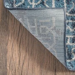 NuLOOM Prestyn Machine Washable Faded Tribal Trellis Area Rug Gray -nuLOOM Sales Store unnamed file 2999