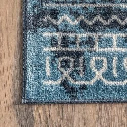 NuLOOM Prestyn Machine Washable Faded Tribal Trellis Area Rug Gray -nuLOOM Sales Store unnamed file 3000
