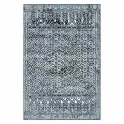 NuLOOM Prestyn Machine Washable Faded Tribal Trellis Area Rug Gray -nuLOOM Sales Store unnamed file 3005