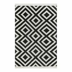 NuLOOM Rayne Diamond Fringe Indoor/Outdoor Area Rug Gray -nuLOOM Sales Store unnamed file 3011