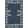 NuLOOM Joelle Machine Washable Tribal Geometric Border Area Rug Light Gray -nuLOOM Sales Store unnamed file 3040