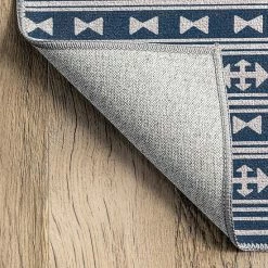 NuLOOM Joelle Machine Washable Tribal Geometric Border Area Rug Light Gray -nuLOOM Sales Store unnamed file 3042