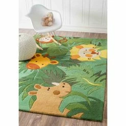 NuLOOM Kinder King Of The Jungle Wool Rug -nuLOOM Sales Store unnamed file 3057