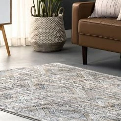 NuLOOM Jessenia Diamond Stripes Tribal Area Rug -nuLOOM Sales Store unnamed file 3064