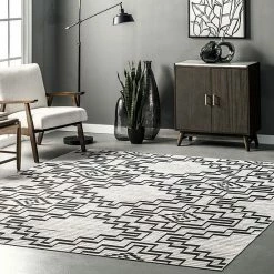 Alternative view of NuLOOM Tashia Modern Geometric Area Rug