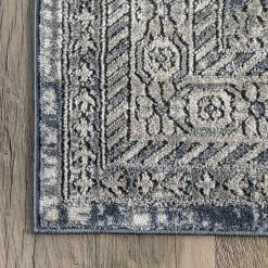 NuLOOM Debra Distressed Floral Bordered Area Rug -nuLOOM Sales Store unnamed file 3124