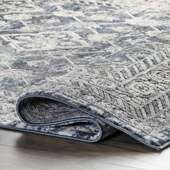 NuLOOM Debra Distressed Floral Bordered Area Rug -nuLOOM Sales Store unnamed file 3125