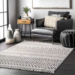 NuLOOM Talula Soft Textured Tassel Area Rug -nuLOOM Sales Store unnamed file 3129