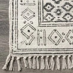 NuLOOM Kameron Geometric Fringe Rug -nuLOOM Sales Store unnamed file 3153