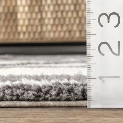 NuLOOM Paneled Diamonds Wool Washable Area Rug -nuLOOM Sales Store unnamed file 3166