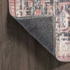 NuLOOM Jessie Machine Washable Distressed Traditional Medallion Area Rug -nuLOOM Sales Store unnamed file 3174