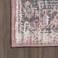 NuLOOM Jessie Machine Washable Distressed Traditional Medallion Area Rug -nuLOOM Sales Store unnamed file 3175