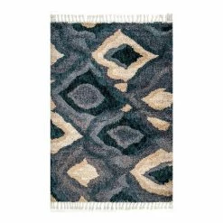NuLOOM Zaniyah Abstract Shaggy Tassel Area Rug Blue -nuLOOM Sales Store unnamed file 3195