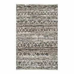 NuLOOM Maisie Banded Tribal Area Rug Beige -nuLOOM Sales Store unnamed file 3201
