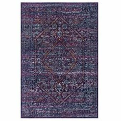 NuLOOM Rima Geometric Medallion Rug Purple -nuLOOM Sales Store unnamed file 3211