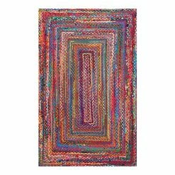 NuLOOM Nomad Tammara Striped Braided Rug Multi