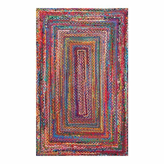 NuLOOM Nomad Tammara Striped Braided Rug Multi 3 NuLOOM Nomad Tammara Striped Braided Rug Multi