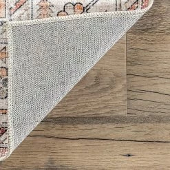 Nuloom Dania Machine Washable Medallion Area Rug Rust -nuLOOM Sales Store unnamed file 3278