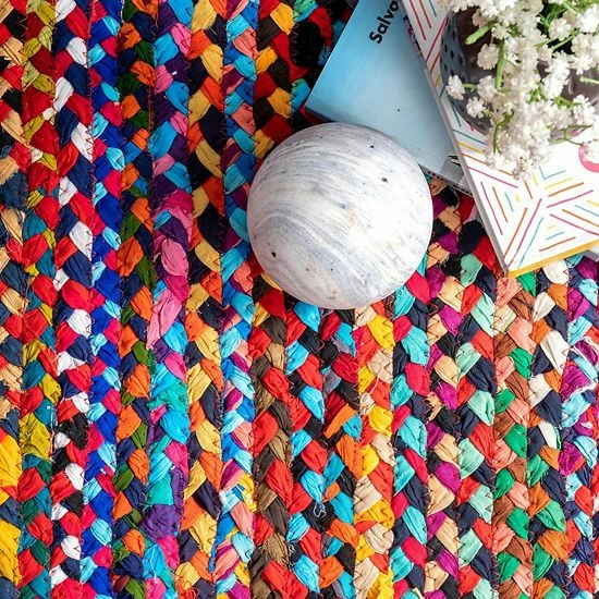 NuLOOM Nomad Tammara Striped Braided Rug Multi 8 NuLOOM Nomad Tammara Striped Braided Rug Multi - Image 6