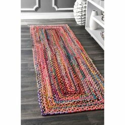 NuLOOM Nomad Tammara Striped Braided Rug Multi 19 NuLOOM Nomad Tammara Striped Braided Rug Multi -nuLOOM Sales Store unnamed file 330