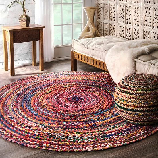NuLOOM Nomad Tammara Striped Braided Rug Multi 10 NuLOOM Nomad Tammara Striped Braided Rug Multi - Image 8
