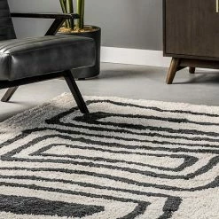 NuLOOM Mica Abstract Circles Shag Rug -nuLOOM Sales Store unnamed file 3310