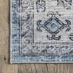 NuLOOM Eva Machine Washable Vintage Faded Medallion Area Rug -nuLOOM Sales Store unnamed file 3323