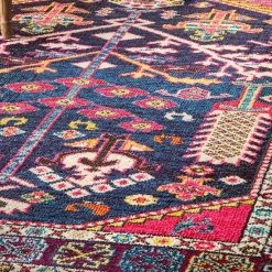 NuLOOM Casablanca Tonita Tribal Framed Floral Rug -nuLOOM Sales Store unnamed file 3334