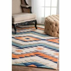 NuLOOM Arikara Tribal Rhona Geometric Rug -nuLOOM Sales Store unnamed file 3336