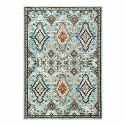 NuLOOM Diamond Elayne Framed Medallion Rug Orange -nuLOOM Sales Store unnamed file 3362