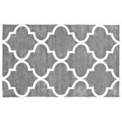 NuLOOM Cine Quatrefoil Rug Gray