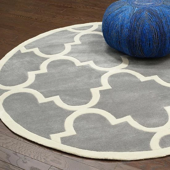 NuLOOM Cine Quatrefoil Rug Gray 6 NuLOOM Cine Quatrefoil Rug Gray - Image 4