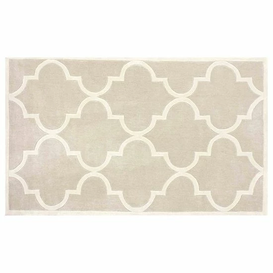 NuLOOM Cine Quatrefoil Rug Gray 9 NuLOOM Cine Quatrefoil Rug Gray - Image 7