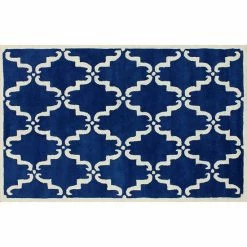 NuLOOM Marbella Dahmar Trellis Wool Rug Blue