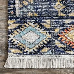 Alternative view of NuLOOM Taliyah Bohemian Fringe Indoor/Outdoor Area Rug