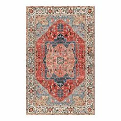 NuLOOM Vintage Minah Wool Blend Rug Red