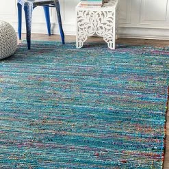 NuLOOM Sabina Striped Rug Blue -nuLOOM Sales Store unnamed file 3412