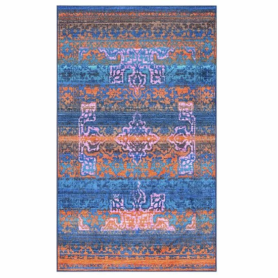 NuLOOM Lakenya Vintage Colorful Rug - 5' X 8' 3 NuLOOM Lakenya Vintage Colorful Rug - 5' X 8'