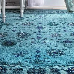 NuLOOM Giza Vintage Tosha Framed Floral Rug -nuLOOM Sales Store unnamed file 3433