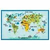 NuLOOM Giza Animal World Map Rug -nuLOOM Sales Store unnamed file 3443
