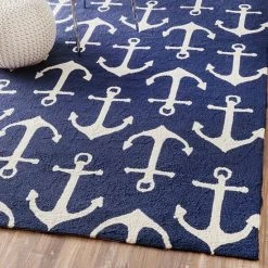 NuLOOM Air Libre Anchors Indoor Outdoor Rug -nuLOOM Sales Store unnamed file 3469