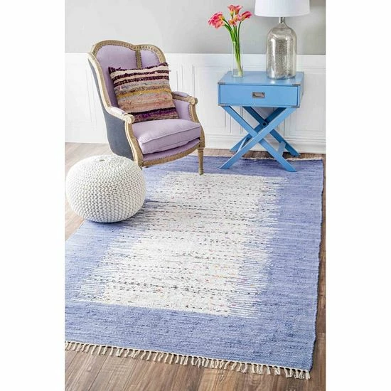 NuLOOM Madison Tasha Framed Rug Pink 4 NuLOOM Madison Tasha Framed Rug Pink - Image 2