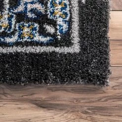NuLOOM Romona Vintage Medallion Shag Rug -nuLOOM Sales Store unnamed file 3520