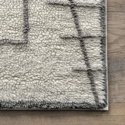 NuLOOM Isabella Machine Washable Wool Contemporary Geometric Area Rug -nuLOOM Sales Store unnamed file 3573