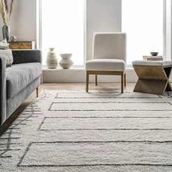 NuLOOM Isabella Machine Washable Wool Contemporary Geometric Area Rug -nuLOOM Sales Store unnamed file 3576