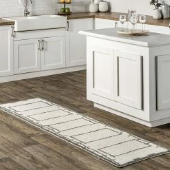 NuLOOM Isabella Machine Washable Wool Contemporary Geometric Area Rug -nuLOOM Sales Store unnamed file 3578