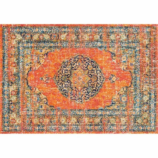 NuLOOM Bodrum Olivia Vintage Persian Framed Floral Rug 3 NuLOOM Bodrum Olivia Vintage Persian Framed Floral Rug