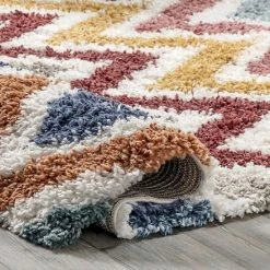 NuLOOM Alissa Modern Chevron Shag Rug -nuLOOM Sales Store unnamed file 3602