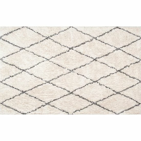NuLOOM Eskimo Sheba Diamond Lattice Shag Rug 3 NuLOOM Eskimo Sheba Diamond Lattice Shag Rug